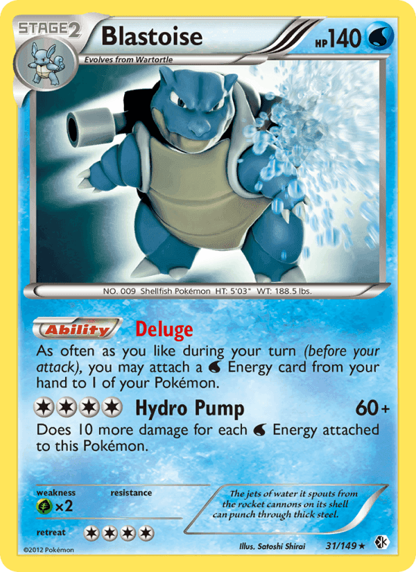 Boundaries Crossed の 31 番、Blastoise