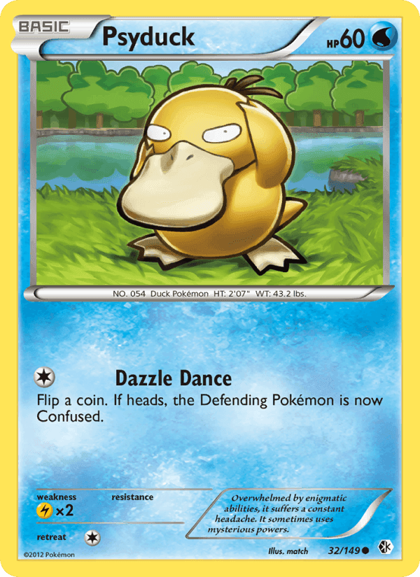 Psyduck, carta 32 di Boundaries Crossed