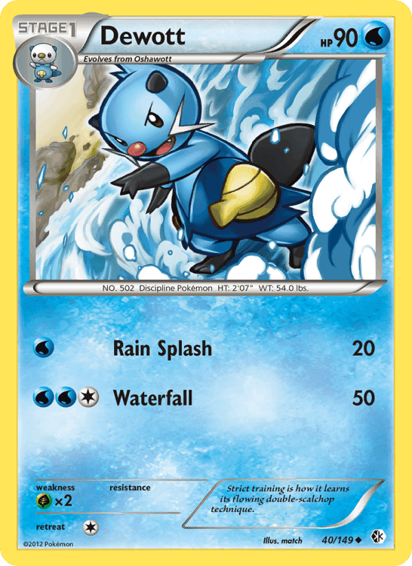Dewott, carta 40 di Boundaries Crossed