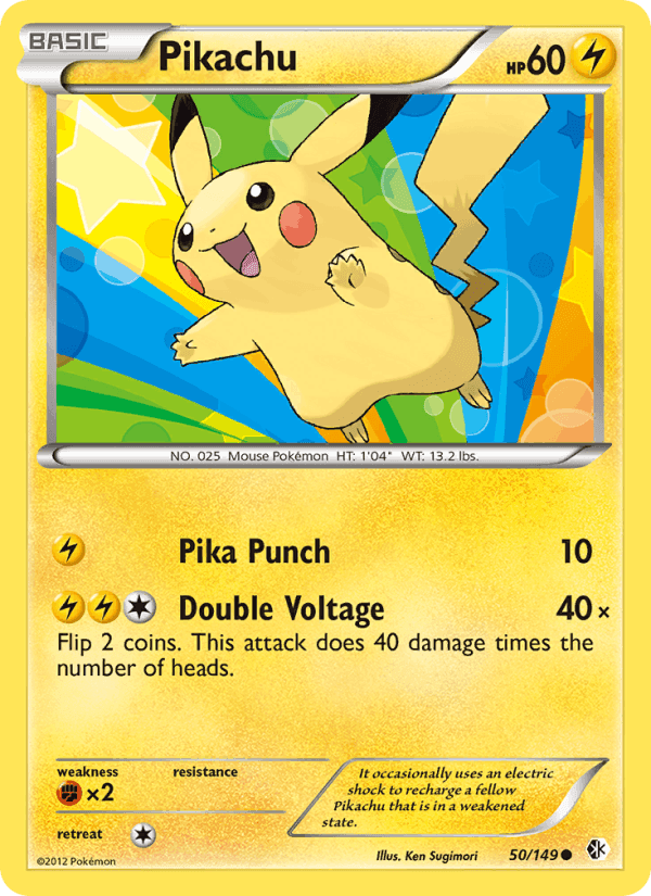 Pikachu, carta 50 di Boundaries Crossed