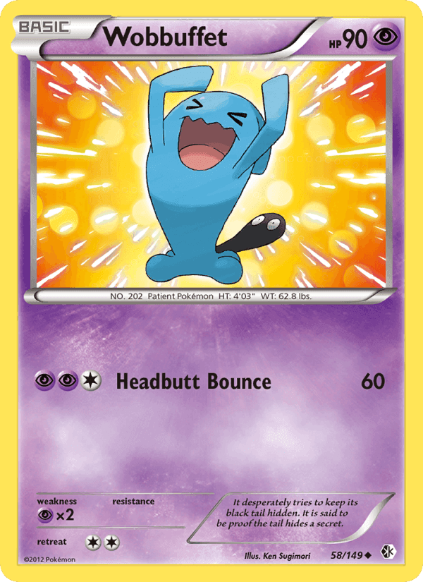 Wobbuffet, carta 58 di Boundaries Crossed