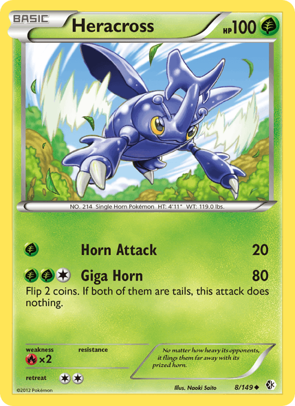 Heracross, carta 8 di Boundaries Crossed