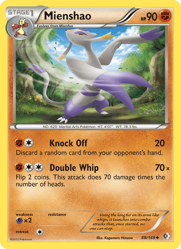 Mienshao, card 88 from Boundaries Crossed