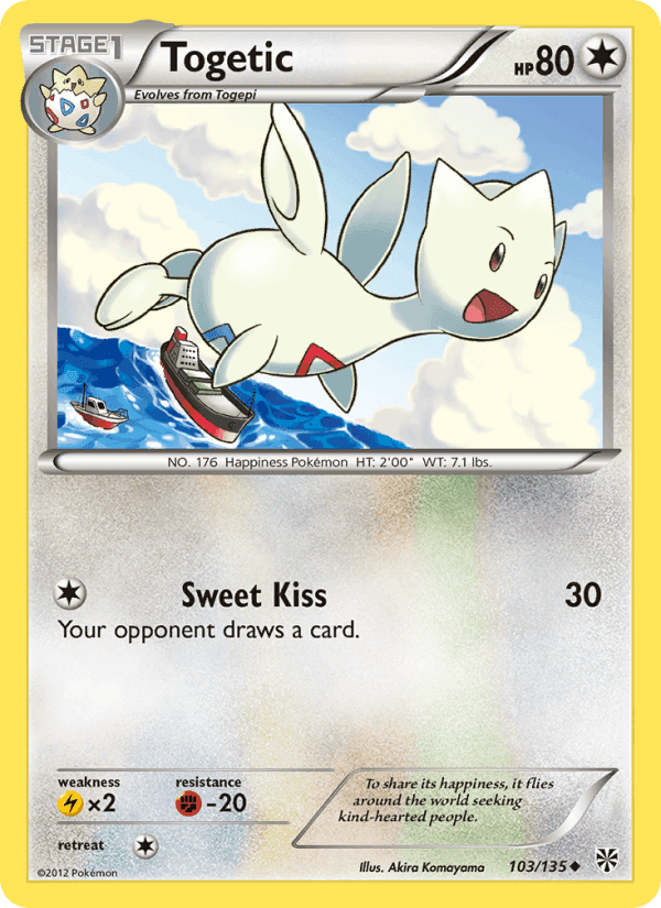 Togetic, card 103 from Plasma Storm