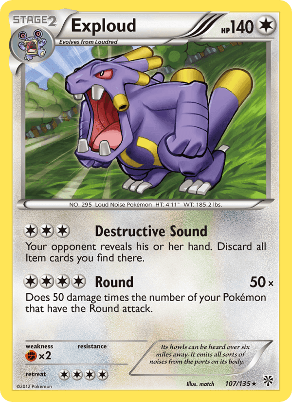 Exploud, card 107 from Plasma Storm