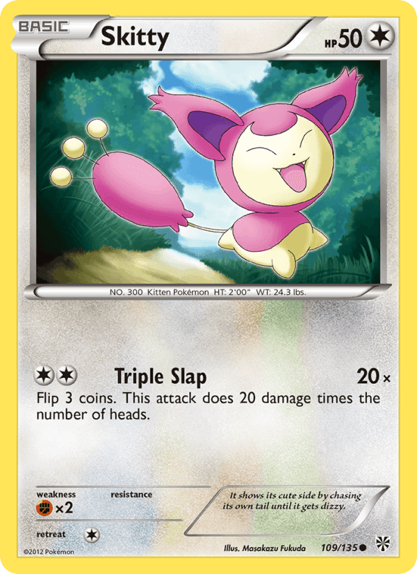 Skitty, card 109 from Plasma Storm