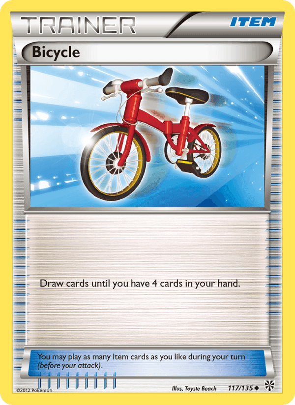 Bicycle, card 117 from Plasma Storm