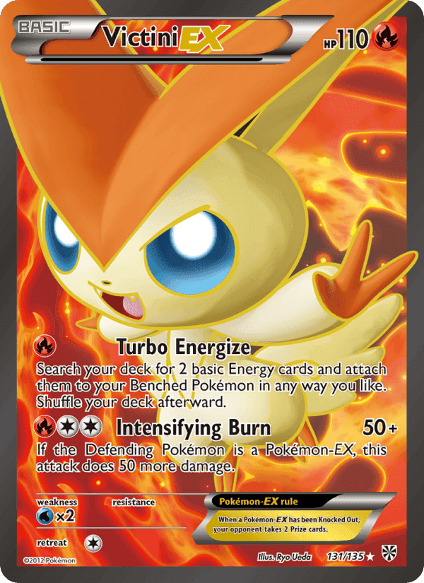 Victini-EX, card 131 from Plasma Storm