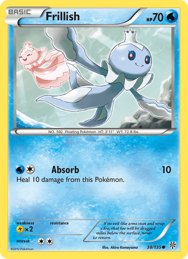 Frillish, card 38 from Plasma Storm