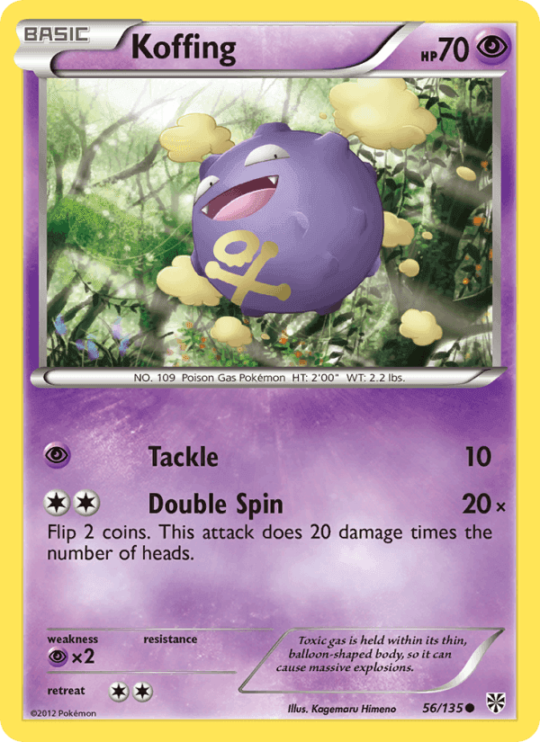 Plasma Storm の 56 番、Koffing