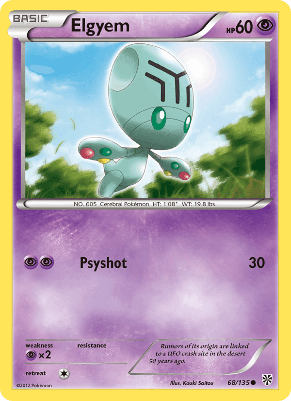 Elgyem, card 68 from Plasma Storm