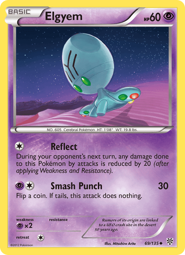 Elgyem, card 69 from Plasma Storm