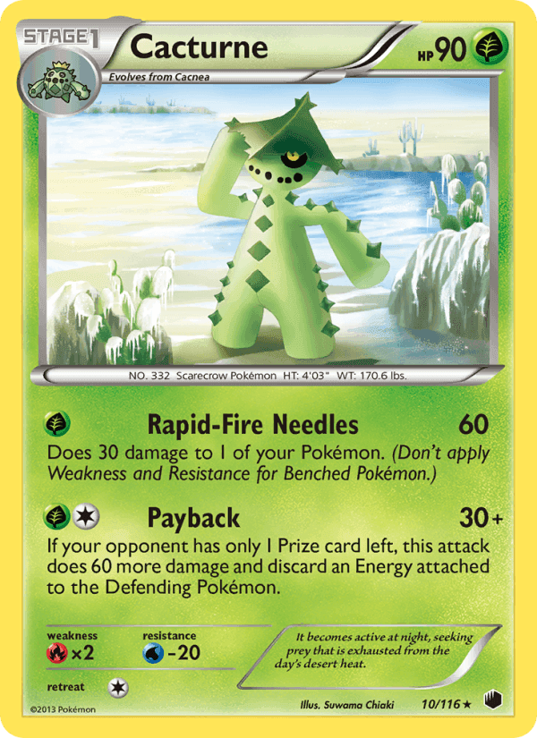 Cacturne, carte 10 de Plasma Freeze