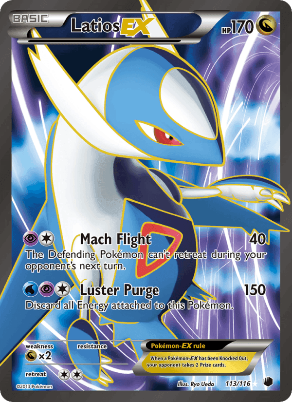 Latios-EX, card 113 from Plasma Freeze