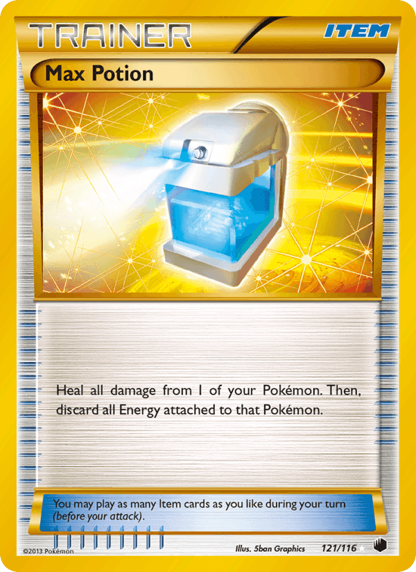 Max Potion, card 121 from Plasma Freeze