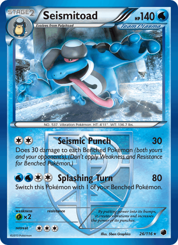 Seismitoad, carte 26 de Plasma Freeze