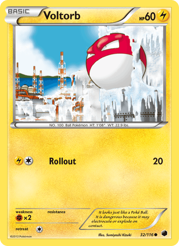 Plasma Freeze の 32 番、Voltorb