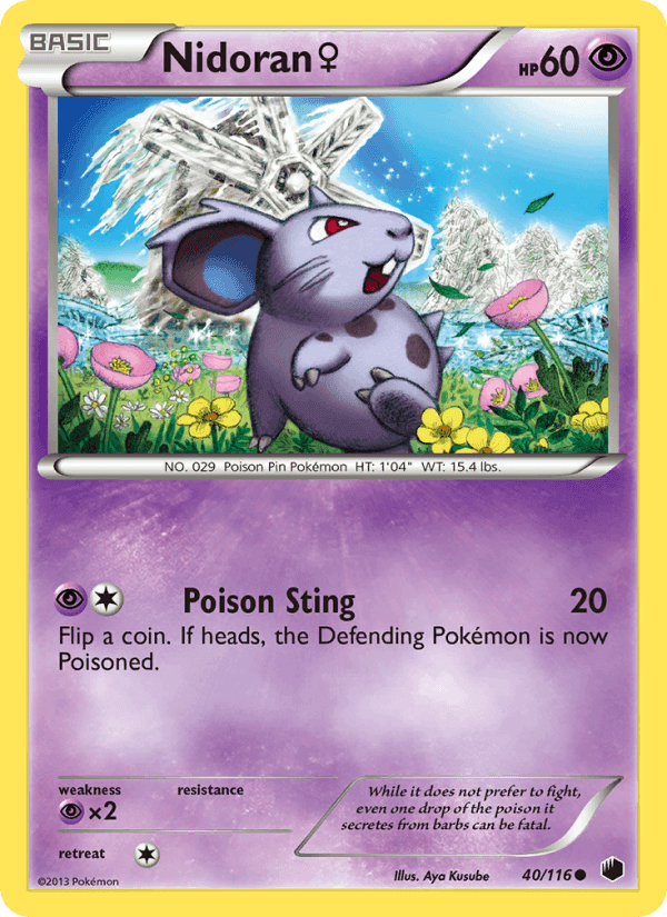 Plasma Freeze の 40 番、Nidoran♀
