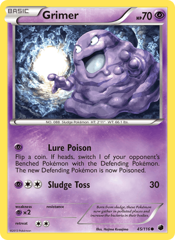 Grimer, carte 45 de Plasma Freeze
