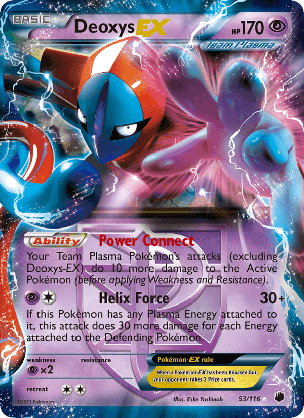 Deoxys-EX, carte 53 de Plasma Freeze
