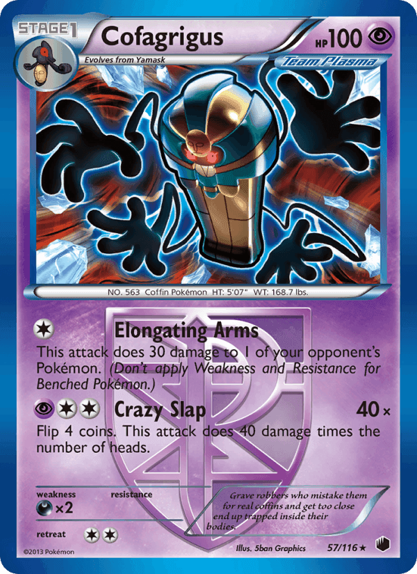 Cofagrigus, card 57 from Plasma Freeze