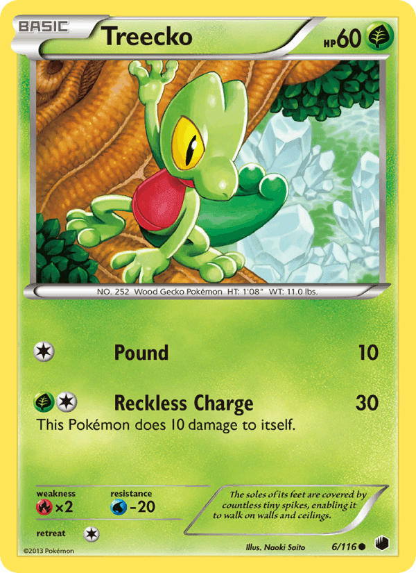 Treecko, carte 6 de Plasma Freeze