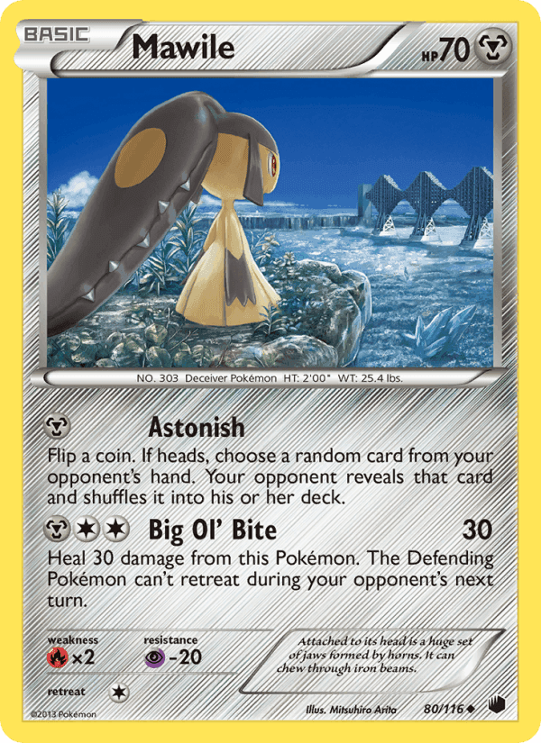 Mawile, card 80 from Plasma Freeze