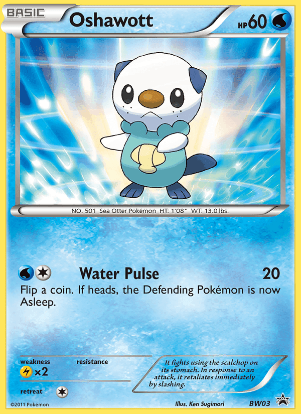 Oshawott, carta BW03 di NB Promo