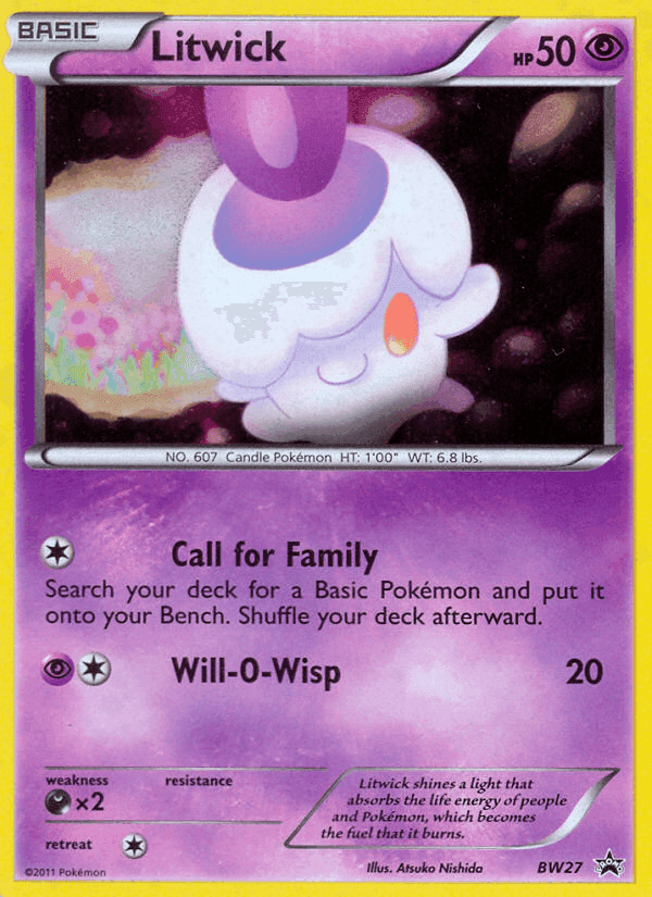 Litwick, carta BW27 di NB Promo