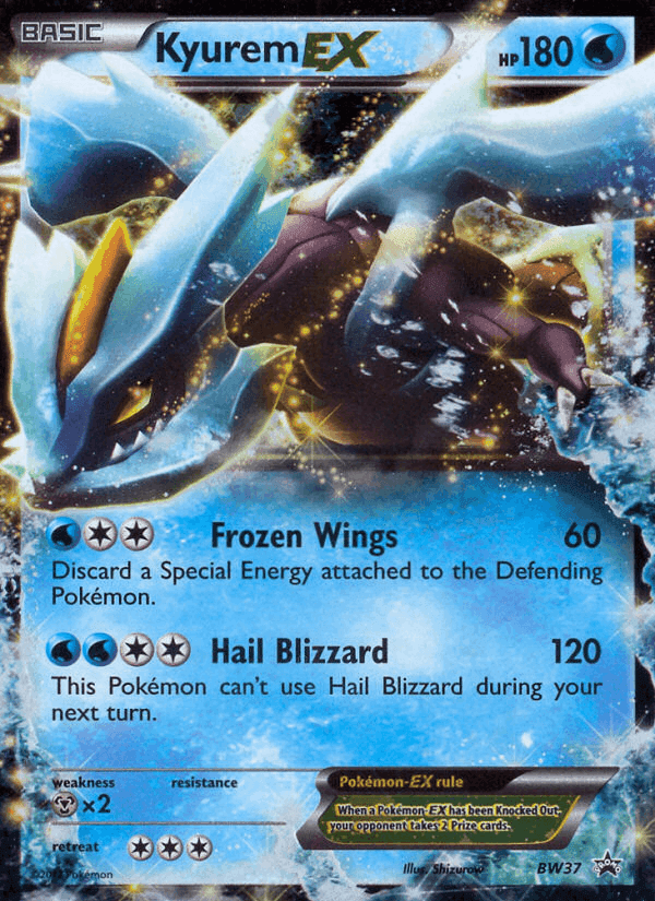 Kyurem-EX, carta BW37 de NB Promo