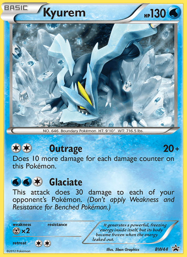 Kyurem, carta BW44 di NB Promo