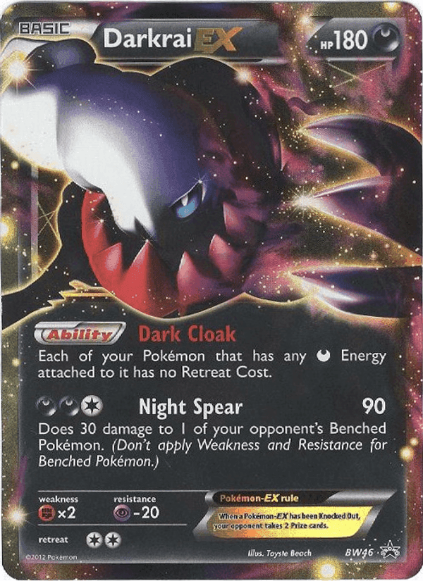 Darkrai-EX, carta BW46 di NB Promo