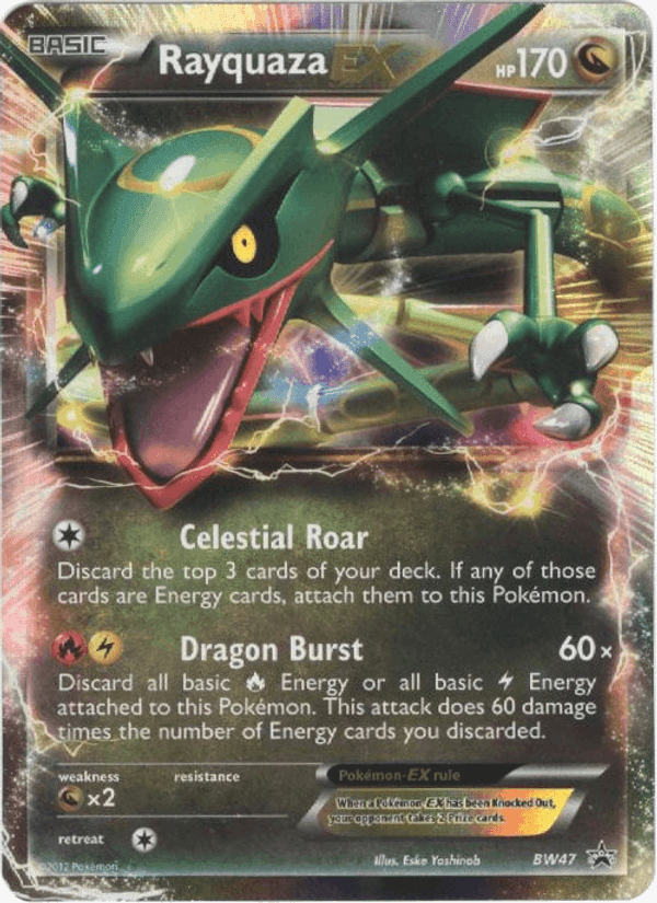 Rayquaza-EX, carta BW47 di NB Promo