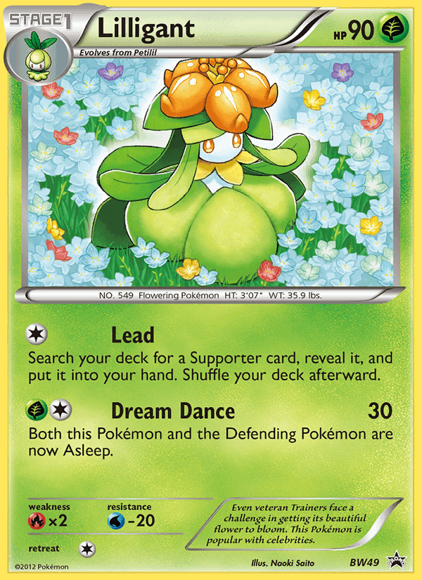 Lilligant, carta BW49 di NB Promo