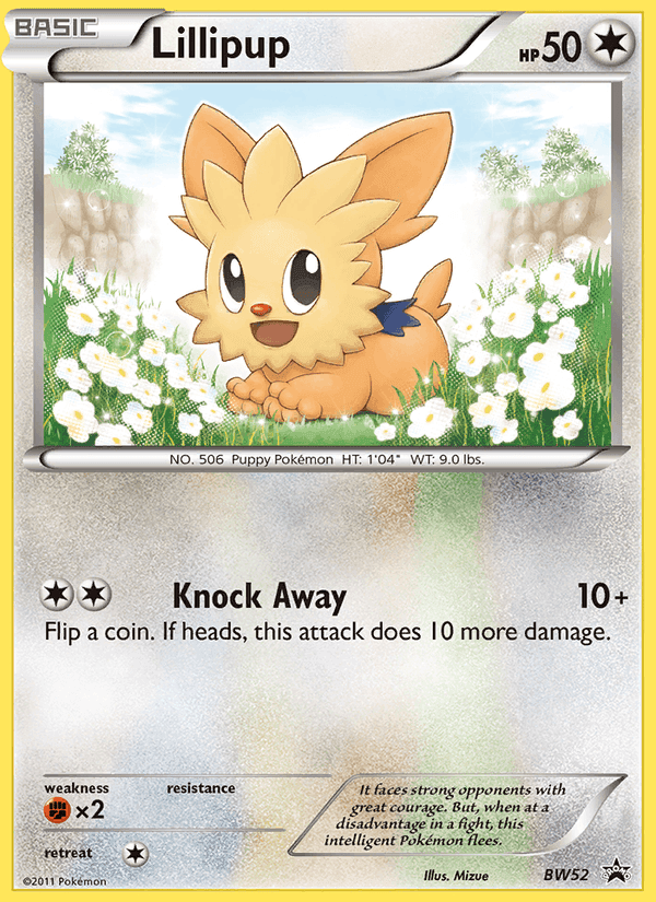 Lillipup, carta BW52 de NB Promo