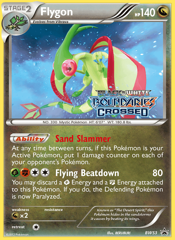 Flygon, carta BW53 di NB Promo
