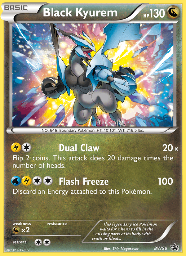 Black Kyurem, carta BW58 di NB Promo