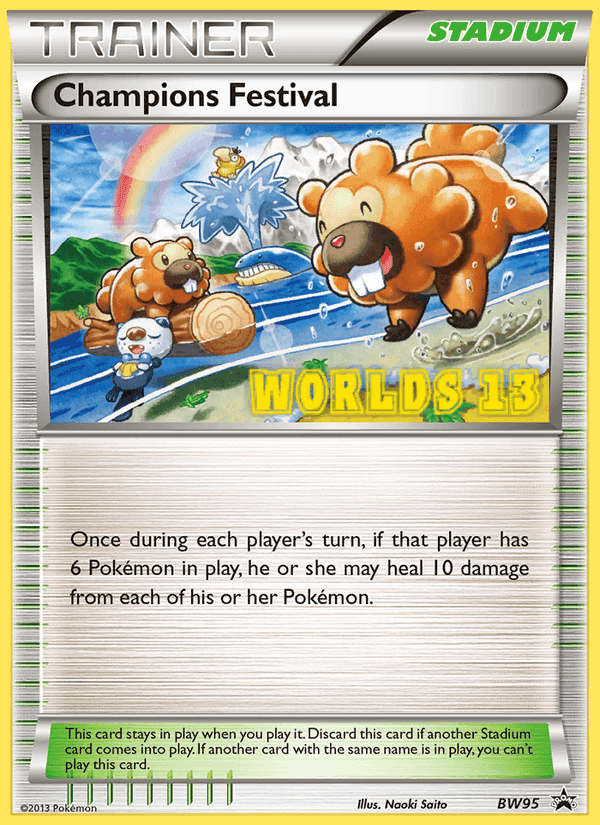 Champions Festival, card BW95 from BW Black Star Promos
