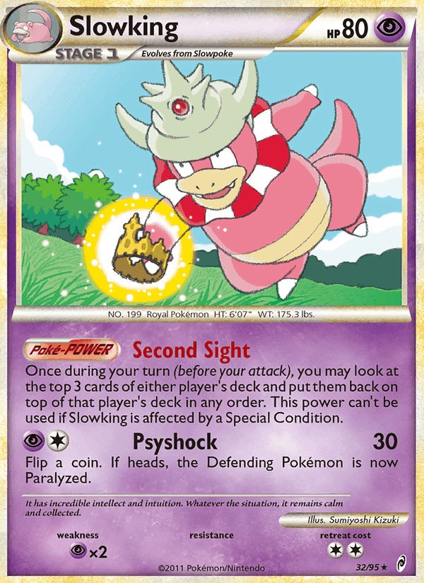 Slowking, carta 32 di Richiamo delle Leggende