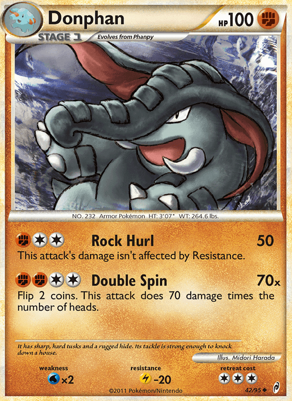 Donphan, card 42 from Call of Legends
