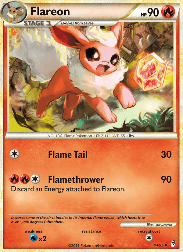 Flareon, card 44 from Call of Legends