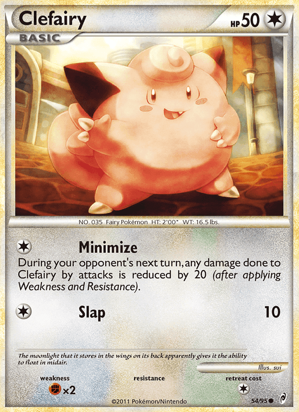 Clefairy, carta 54 de Chamado das Lendas