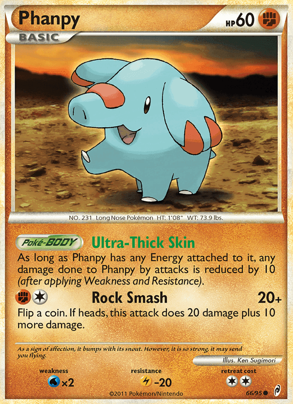 Phanpy, card 66 from Call of Legends