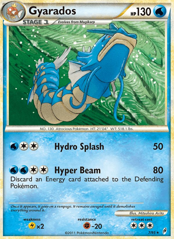Gyarados, carta 7 di Richiamo delle Leggende