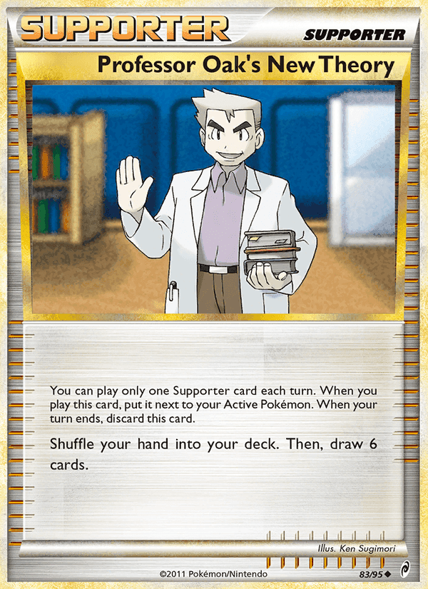 Professor Oak's New Theory, card 83 from Call of Legends