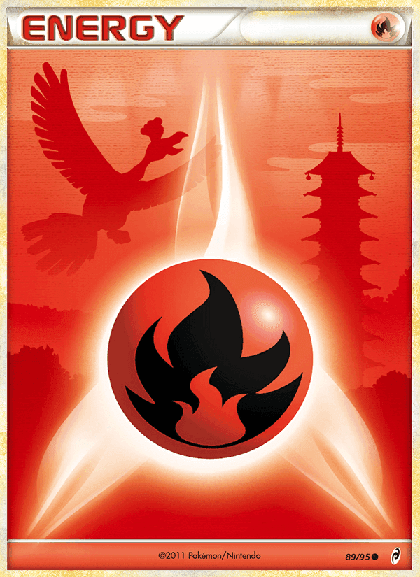 Fire Energy, card 89 from Call of Legends