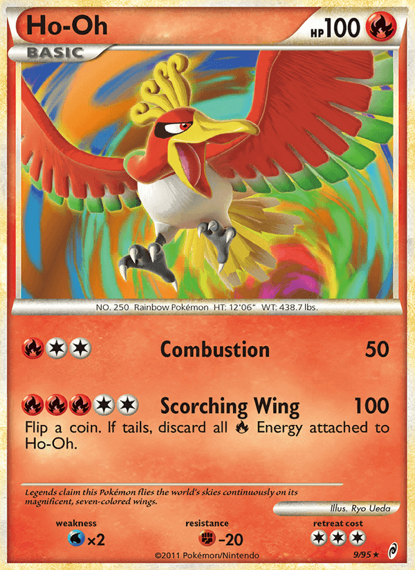 Ho-Oh, carta 9 di Richiamo delle Leggende