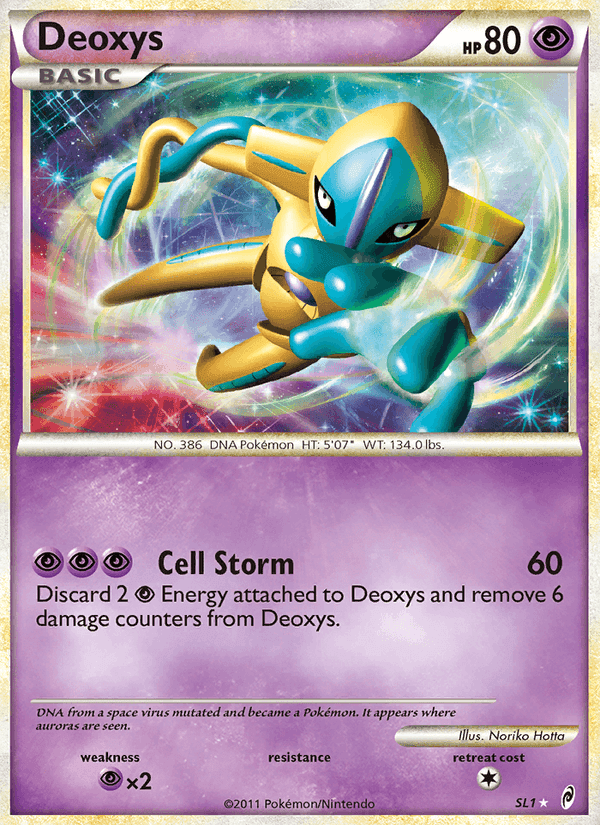 Deoxys, carta SL1 di Richiamo delle Leggende