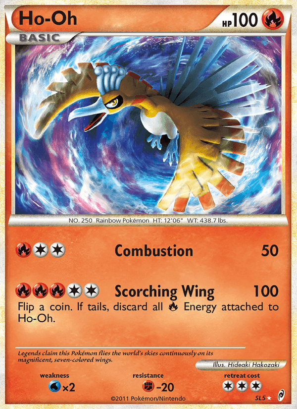 Ho-Oh, carta SL5 di Richiamo delle Leggende