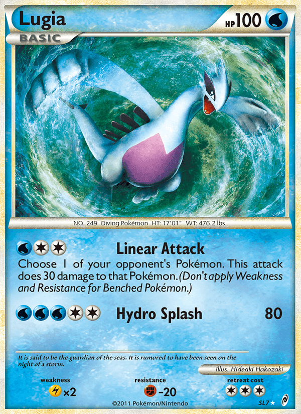 Lugia, carta SL7 di Richiamo delle Leggende